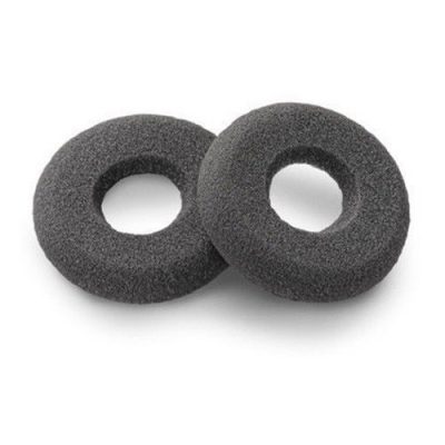 PLANTRONICS SPARE EAR CUSHION (QTY 2), DOUGHNUT, FOAM, BLACK - SUPRAPLUS HW251 / HW261