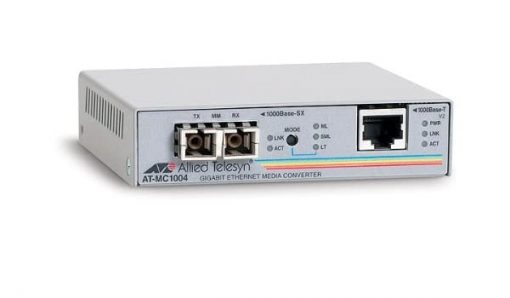 ALLIED TELESIS MEDIA CONVERTER 1000BASESX (SC) TO 1000BASET