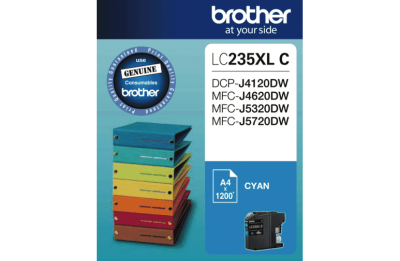 BROTHER CYAN INK CARTRIDGE TO SUIT DCP-J4120DW/MFC-J4620DW/J5320DW/J5720DW - UP TO 1200 PAGES