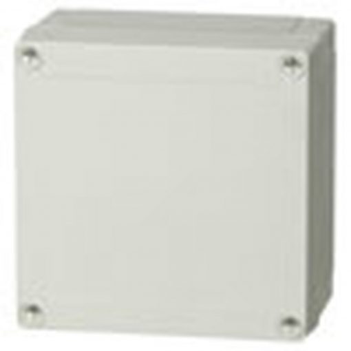 UL Enclosure, PC - Base with screws for mounting plate/DIN-rail, cover with PUR gasket and stainless steel cover screws.