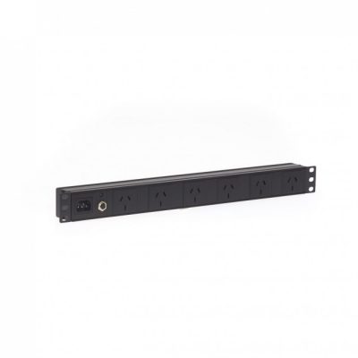 4C | 1RU 6 Way GPO Horizontal PDU Power Rail, 19