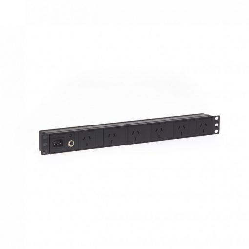 4C | 1RU 6 Way GPO Horizontal PDU Power Rail, 19