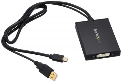 Startech MINI DISPLAYPORT TO DUAL-LINK DVI ADAPTER - USB POWERED - DUAL LINK CONNECTIVITY - BLACK - DVI ACTIVE DISPLAY CONVERTER