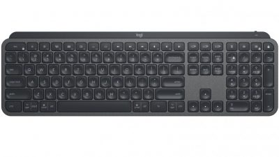 LOGITECH MX KEYS ADVANCED WIRELESS ILLUMINATED KEYBOARD, UNIFYING RECEIVER OR BLUETOOTH