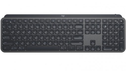 LOGITECH MX KEYS ADVANCED WIRELESS ILLUMINATED KEYBOARD, UNIFYING RECEIVER OR BLUETOOTH