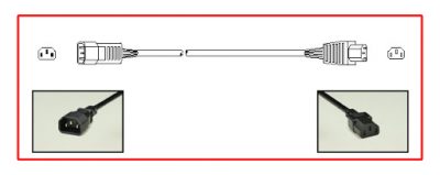UNIVERSAL (UL,CSA,VDE,CCC) APPROVALS) 10 AMPERE-250 VOLT, IEC 60320 C-14, C-13 DETACHABLE POWER SUPPLY CORD, 2 POLE-3 WIRE GROUNDING (2P+E),18/3 AWG, SJTO, 105Â°C, 5.0 METERS (16FT.-5IN.) (197