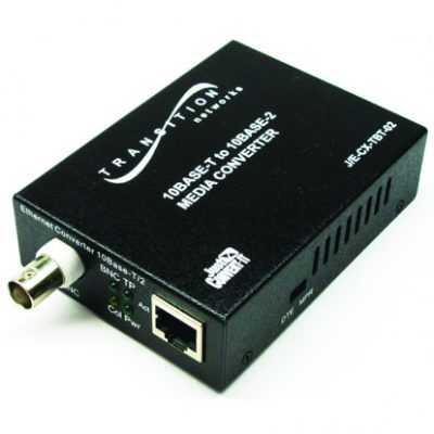 Stand-alone Ethernet media converter that provides an interface between 10Base-2 devices and 10Base-T, with Australian power cord