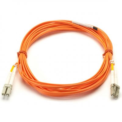 PREMIUM CERAMIC MULTIMODE 62-5-MICRON FIBER OPTIC PATCH CABLES LCâLC DUPLEX RISER 10-M