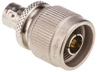 Straight 50O RF Adapter Type N Plug to BNC Socket 4GHz