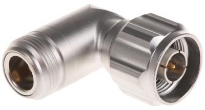 Right Angle 50O RF Adapter Type N Plug to Type N Socket 0 ? 8GHz