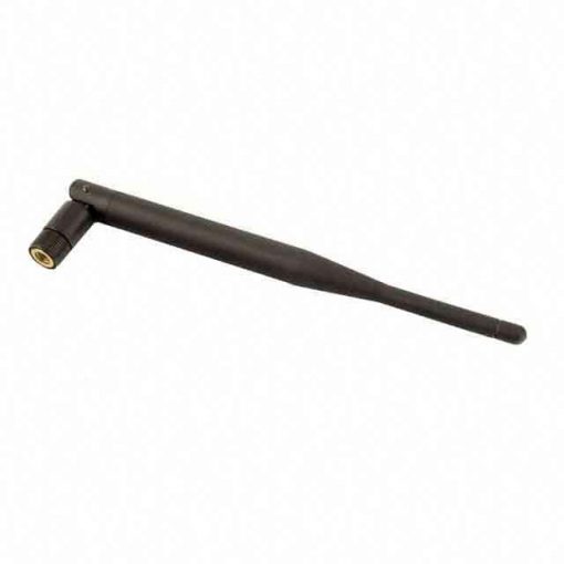 Taoglas 2.4GHz, 5.4GHz WLAN Whip, Tilt RF Antenna 2.4GHz ~ 2.5GHz, 4.9GHz ~ 5.8GHz 3.8dBi, 5.5dBi Connector, RP-SMA Male Connector Mount