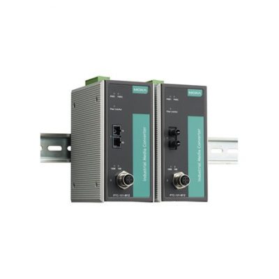 MOXA Ethernet Converter PTC-101-M12-S-SC-LV-T