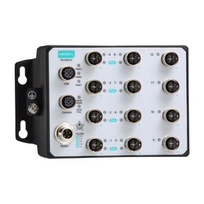 MOXA Layer 2 Managed Switch TN-G6512-8GPoE-WV-CT-T