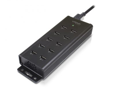 ALOGIC 10 Port USB Charger with Smart Charge - 10 x 2.4A Outputs (100W)