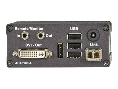 ACX310FIA-R Fiber DVI-I USB+Audio Extender EC Receiver