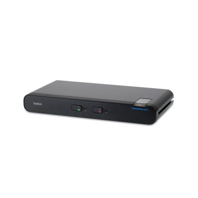 BELKIN 2-PORT SECURE 1 HEAD DP/HDMI UNIVERSAL KVM SWITCH WITH CAC, 3YR WTY