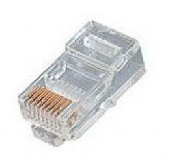 RJ45 8P8C Cat 5e Crimp Plug - Stranded - 100 pack