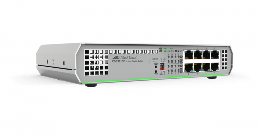 Allied Telesis GS910 8-Port Unmanaged Gigabit Switch with Internal PSU