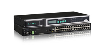 Moxa N-Port 6650-8 8-port RS-232/422/485 to Ethernet Secure Terminal Server, 100-240 VAC input
