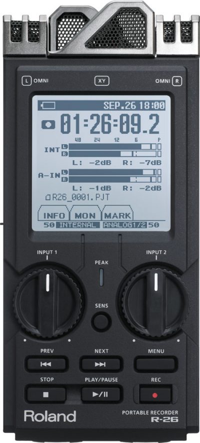 Roland R-26 6-Channel Digital Field Audio Recorder