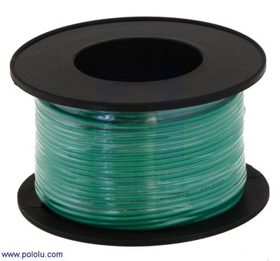 Stranded Wire: Green, 28 AWG, 90 Feet