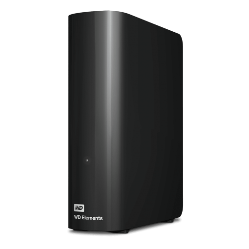 WD ELEMENTS DESKTOP 4TB 3.5'' EXTERNAL USB2.0 HDD - BLACK
