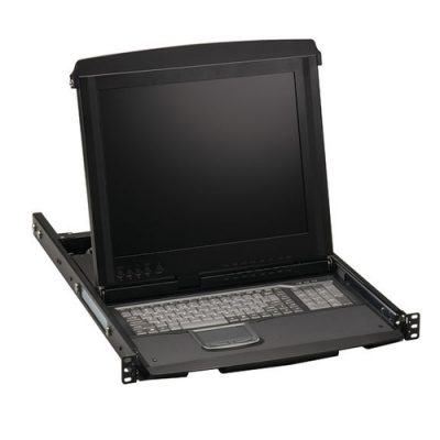 Black Box ServView V KVM Tray – VGA, USB, PS/2, 8-Port Switch KVT517A-8UV