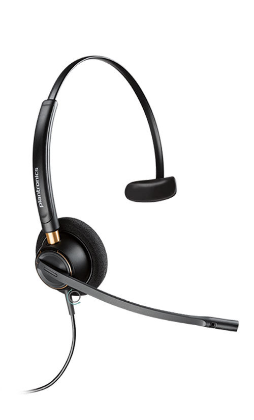 PLANTRONICS ENCOREPRO HW510 OVER THE HEAD MONO NC QD CORDED HEADSET TOP