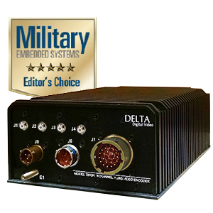 Delta Digital Video Model 7840R 4-CH HD/SD H.265 Video Encoder, Rugged