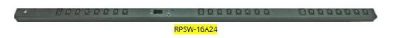 Powershield Network Switched PDU with 21 x 10A & 3 x16A IEC outputs 16A Input plug RPSW-16A24