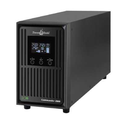 PowerShield Commander 2000VA / 1800W Line Interactive Pure Sine Wave Tower UPS with AVR. Telephone / Modem / LAN Surge Protection, Australian Outlets PSCM2000