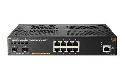 HPE Aruba 2930F 8G PoE+ 2SFP+ TAA - switch - 8 ports - managed - rack-mount JL692A