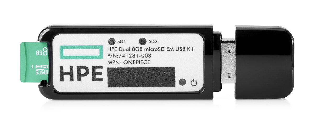 HP 741279-B21 Dual 8GB microSD EM USB Kit 