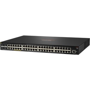 HPE Aruba 2930F 48G PoE+ 4SFP+ - Central Managed - switch - 48 ports - managed JL558ACM