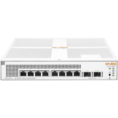 HPE Aruba Instant On 1930 8G Class4 PoE 2SFP 124W Switch - switch - 10 port JL681A