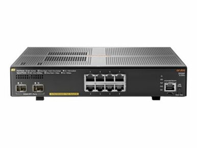 HPE Aruba 2930F 8G PoE+ 2SFP+ - Central Managed - switch - 8 ports - manage JL258ACM