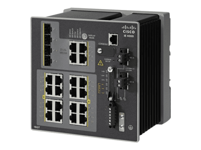 CISCO (IE-4000-8GT8GP4G-E) IE 4000 8 X RJ45 10/100/1000 WITH 8 X 1G POE, 4 X 1G COMBO IE-4000-8GT8GP4G-E