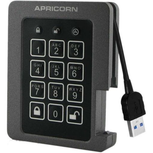 Apricorn Aegis Padlock SSD ASSD-3PL256-2TBF - solid state drive - 2 TB - US ASSD-3PL256-2TBF