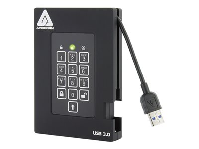 Apricorn Aegis Padlock Fortress A25-3PL256-S512F - solid state drive - 512 A25-3PL256-S512F