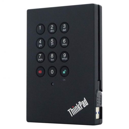 Lenovo ThinkPad USB 3.0 Secure - hard drive - 1 TB - USB 3.0 - CRU - 0A65621