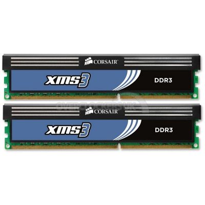 CORSAIR XMS3 - DDR3 - 8 GB: 2 x 4 GB - DIMM 240-pin - unbuffered CMX8GX3M2A1600C9