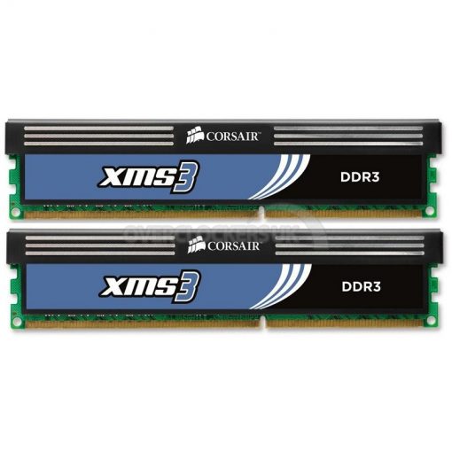 CORSAIR XMS3 - DDR3 - 8 GB: 2 x 4 GB - DIMM 240-pin - unbuffered CMX8GX3M2A1600C9