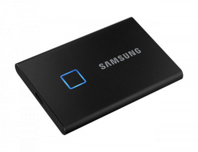 Samsung Portable SSD T7 Touch MU-PC2T0K - solid state drive - 2 TB - USB 3. MU-PC2T0K