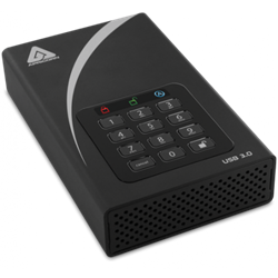 Apricorn Aegis Padlock DT ADT-3PL256F-10TB - hard drive - 10 TB - USB 3.0 ADT-3PL256F-10TB