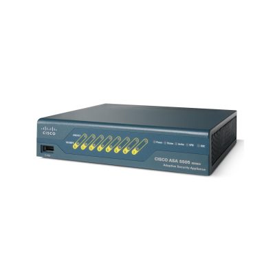 Siege ASA 5505 Appliance w/SW,10Usrs,8 pts,3DES/AES ASA5505-BUN-K9