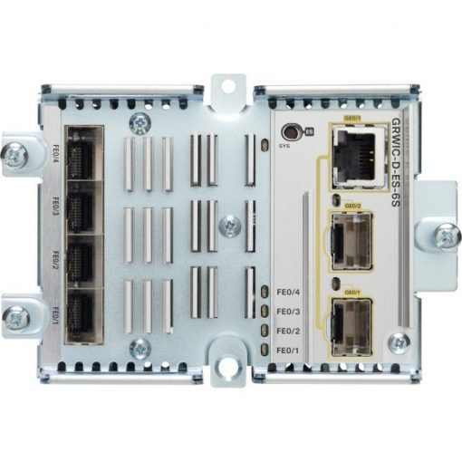 Cisco EtherSwitch 4 100FX SFP ports+2 100/1000 SFP GRWIC-D-ES-6S=