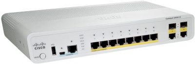 Cisco Catalyst 2960C 8 GE, 1 x Dual Uplink,LAN Base WS-C2960CG-8TC-L