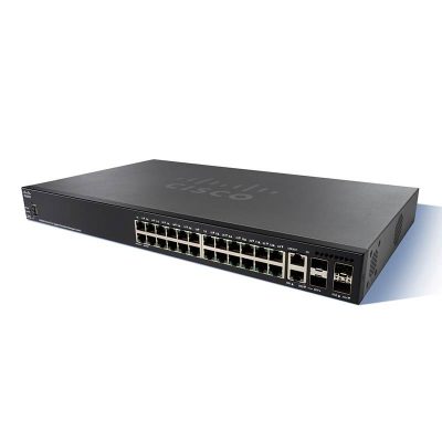 Cisco SG350X-24MP 24-prt Gigabit POE Stackable SW SG350X-24MP-K9-NA