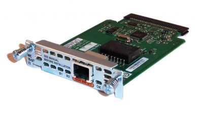 Cisco 1pt ISDN WAN Interface Card WIC-1B-S/T-V3
