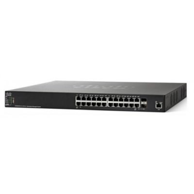 Cisco SG350X-24P 24-portGigabitPOEStackableS/W SG350X-24P-K9-EU